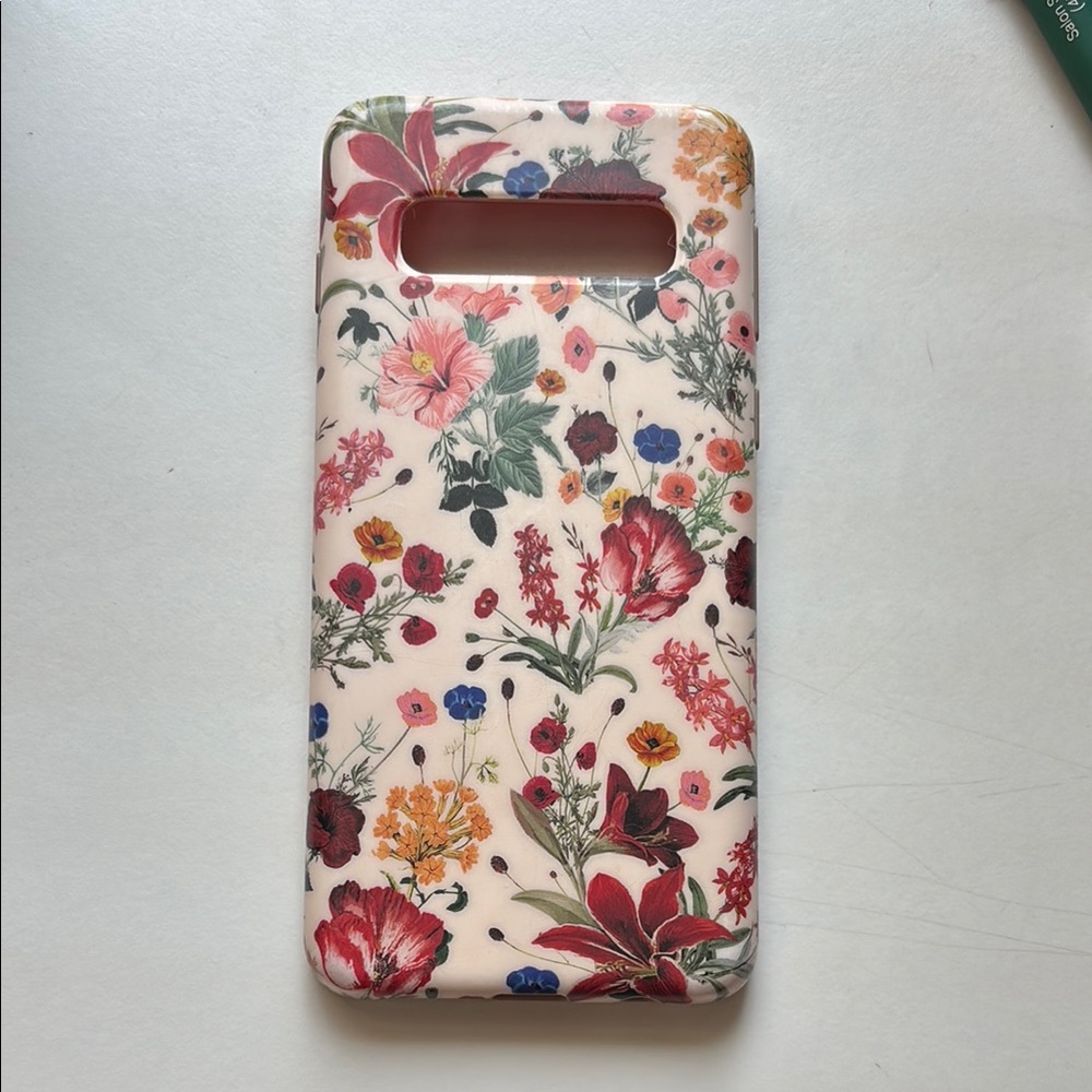 Velvet Caviar Red and Pink Floral Phone Case for Samsung Galaxy s10